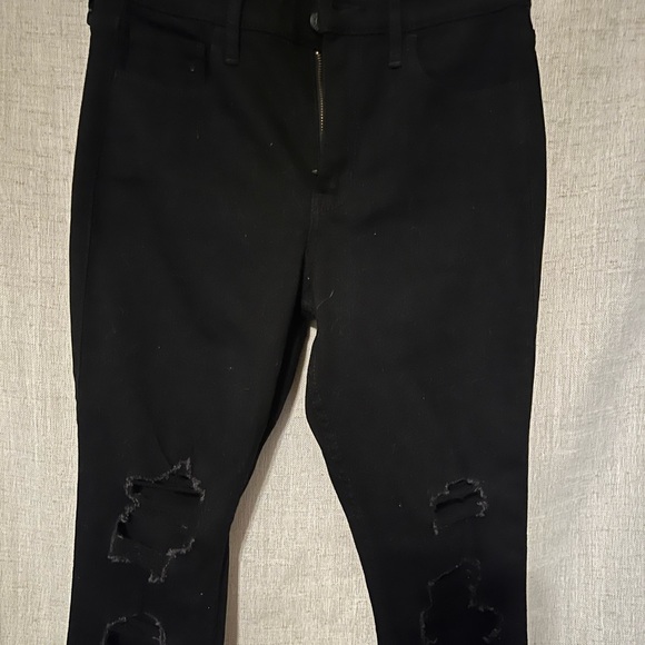 Hollister High Rise Super Skinny Black Jeans Size 1R - Picture 2 of 7